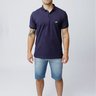 polo jonny size com elastano basica bordado marinho 0017a