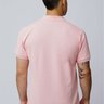 polo jonny size com elastano basica bordado rosa 0017d