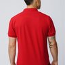polo jonny size com elastano basica bordado vermelho 0017d