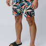 shorts praia boxer masculino curto estampado jonny size folhagem 0019b