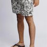 shorts praia boxer masculino curto estampado jonny size branco 0001c