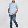 calca jeans slim institucional js basic azul 0021d
