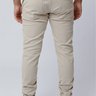 calca jogger masculina sarja elastano jonny size areia 0037d