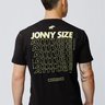 camiseta masculina algodao estampa frente costas atitude jonny preta 0099d
