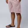 bermuda moletom pastel bolso faca jonny size estampa elefantinho rosa 0052c
