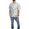 camisa manga curta roots floral jonny size a