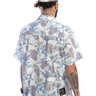 camisa manga curta roots floral jonny size c