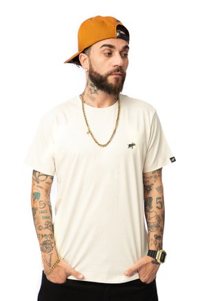 camiseta masculina algodao basica elefante gelo 00001b