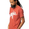camiseta masculina algodao basica elefante madeira 00006b