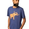 camiseta masculina algodao basica elefante indigo 00006b