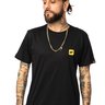 camiseta masculina algodao basica elefante preto 00073b