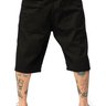 bermuda js institucional 5 pockets sarja cor firme basic preto 056 c