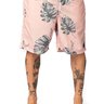 shorts praia boxer js longo roots full print costela de adao coral 0033a