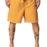 shorts praia boxer masculino medio liso estampa gel jonny size ocre 0040a