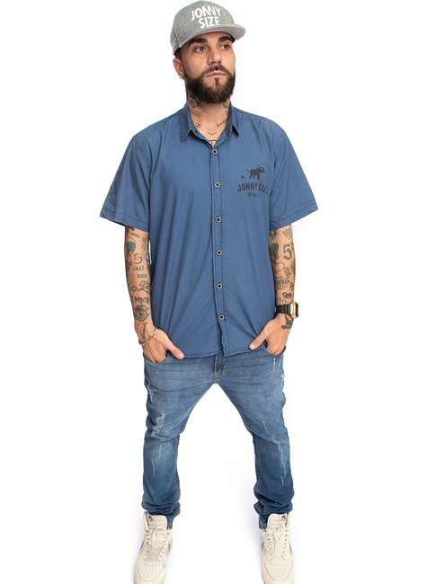camisa manga curta azic jonny size stage 2