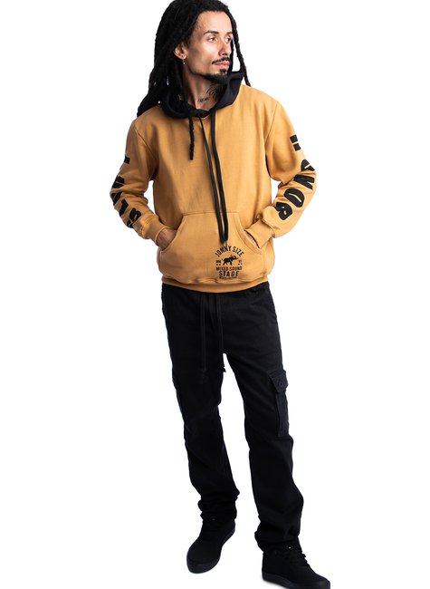 moletom stage com capuz jonny size estampa manga mostarda 2