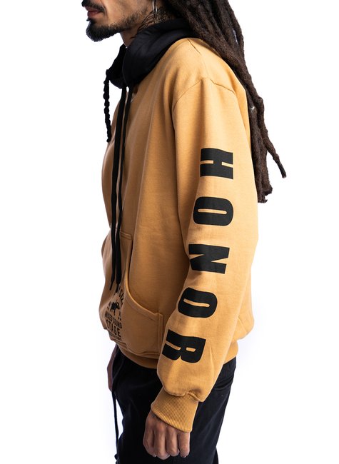 moletom stage com capuz jonny size estampa manga mostarda 5