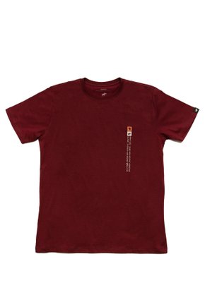 camiseta jonny size institucional estampa lateral africa missao cabernet 00166a